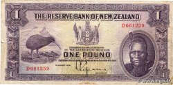 1 Pound NEW ZEALAND  1934 P.155 F-