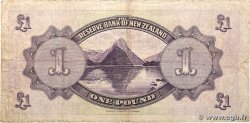 1 Pound NEW ZEALAND  1934 P.155 F-