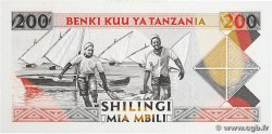 200 Shilingi TANSANIA  1993 P.086a ST