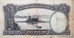 5 Pounds NEW ZEALAND  1967 P.160d F+