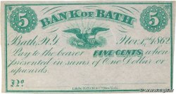 5 Cents ESTADOS UNIDOS DE AMÉRICA Bath 1862 