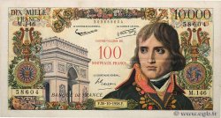 100 NF sur 10000 Francs BONAPARTE FRANCIA  1958 F.55.01