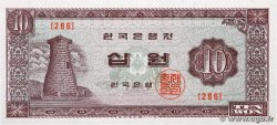 10 Won SOUTH KOREA   1962 P.33e