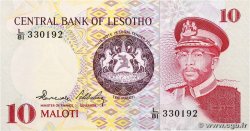 10 Maloti LESOTHO  1984 P.06b ST