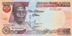 100 Naira NIGERIA  1999 P.28a SPL+