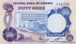 50 Kobo NIGERIA  1973 P.14f