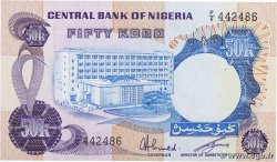 50 Kobo NIGERIA  1973 P.14f AU