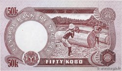 50 Kobo NIGERIA  1973 P.14f AU