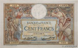 100 Francs LUC OLIVIER MERSON grands cartouches FRANCE  1928 F.24.07 F+