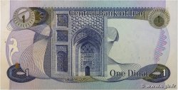 1 Dinar IRAQ  1973 P.063b XF+