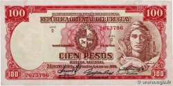 100 Pesos URUGUAY  1939 P.039c VF+