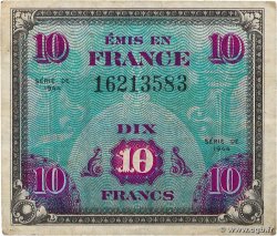 10 Francs DRAPEAU FRANCIA  1944 VF.18.01 BB