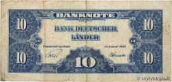 10 Deutsche Mark GERMAN FEDERAL REPUBLIC  1949 P.16a F+