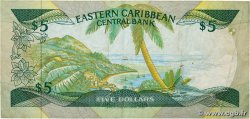 5 Dollars EAST CARIBBEAN STATES  1988 P.22l1 MB