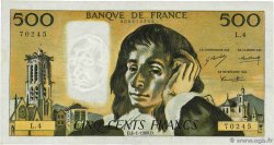 500 Francs PASCAL FRANKREICH  1968 F.71.01 VZ