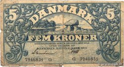 5 Kroner DENMARK  1942 P.030f