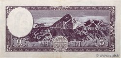 5 Rupees NEPAL  1961 P.13 fVZ