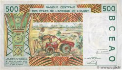 500 Francs WEST AFRICAN STATES  2002 P.210Bn F+