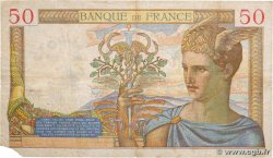 50 Francs CÉRÈS modifié FRANCE  1938 F.18.13 B+