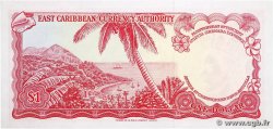 1 Dollar EAST CARIBBEAN STATES  1965 P.13g AU