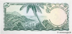 5 Dollars CARAÏBES  1965 P.14h SUP+