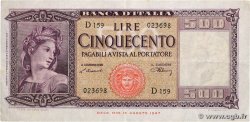 500 Lire ITALY  1948 P.080a