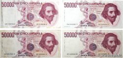 50000 Lire Lot ITALY  1984 P.113a