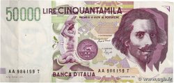 50000 Lire ITALY  1992 P.116b