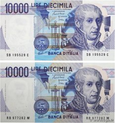 10000 Lire Lot ITALY  1984 P.112a