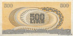 500 Lire ITALY  1966 P.093a VF