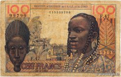 100 Francs Numéro radar WEST AFRICAN STATES  1965 P.002b G