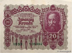 20 Kronen AUTRICHE  1922 P.076