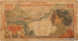 100 Francs La Bourdonnais GUADELOUPE  1946 P.35 G