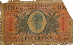 100 Francs Marianne Type anglais GUADELOUPE  1944 P.29a q.B