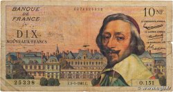 10 Nouveaux Francs RICHELIEU FRANCIA  1961 F.57.13 B