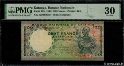 100 Francs KATANGA  1963 P.12b VF