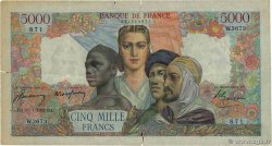 5000 Francs EMPIRE FRANÇAIS FRANCE  1947 F.47.61 B+