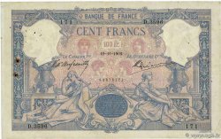 100 Francs BLEU ET ROSE FRANCE  1902 F.21.16