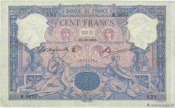 100 Francs BLEU ET ROSE FRANCE  1903 F.21.17 TB