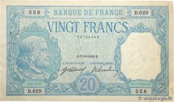 20 Francs BAYARD FRANCE  1916 F.11.01