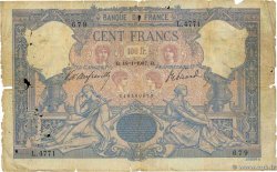 100 Francs BLEU ET ROSE FRANCIA  1907 F.21.21 B