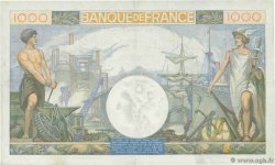 1000 Francs COMMERCE ET INDUSTRIE FRANCE  1941 F.39.04 VF+