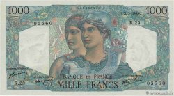 1000 Francs MINERVE ET HERCULE FRANCE  1945 F.41.03 NEUF