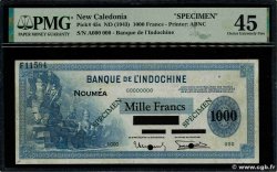 1000 Francs Annulé NOUVELLE CALÉDONIE  1943 P.45s VZ