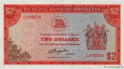 2 Dollars RHODESIA  1977 P.35c UNC-