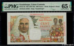 100 Francs La Bourdonnais GUADELOUPE  1946 P.35 UNC