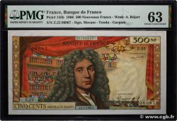 500 Nouveaux Francs MOLIÈRE FRANCE  1966 F.60.09