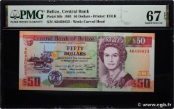 50 Dollars BELIZE  1991 P.56b UNC