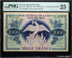 1000 Francs Phénix FRENCH EQUATORIAL AFRICA  1944 P.19a