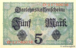 5 Mark GERMANY  1917 P.056b UNC-